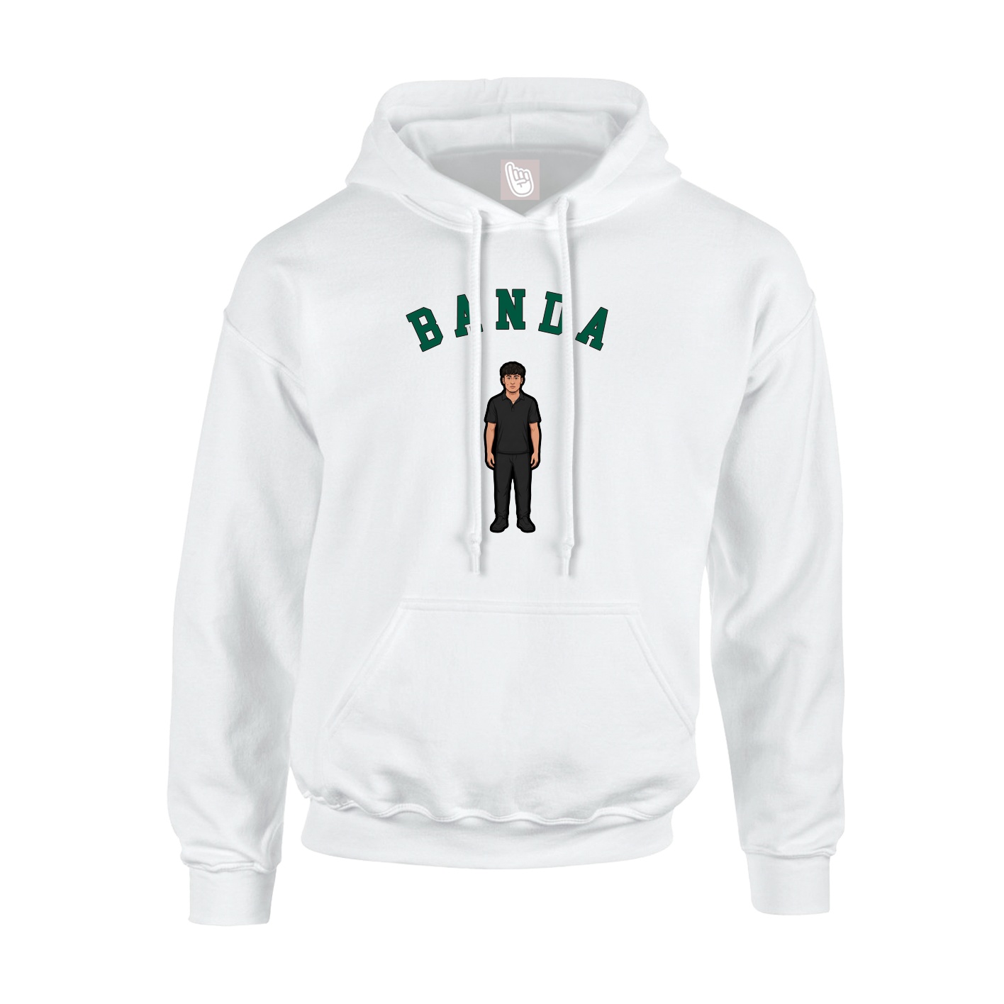 Hoodie — Shirsey Arch in White