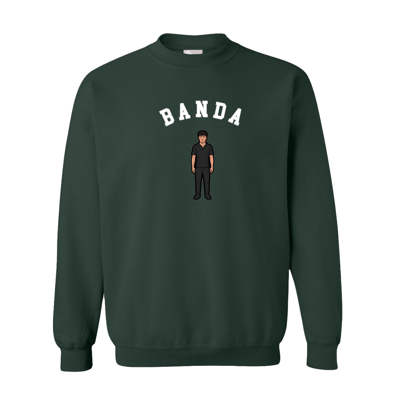 Fleece Crew — Shirsey Arch in Green