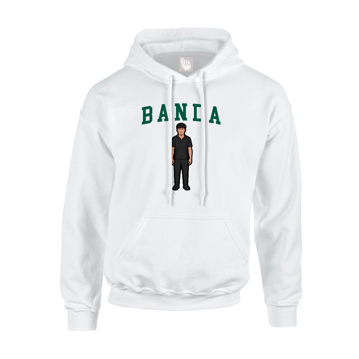 Hoodie — Shirsey in White