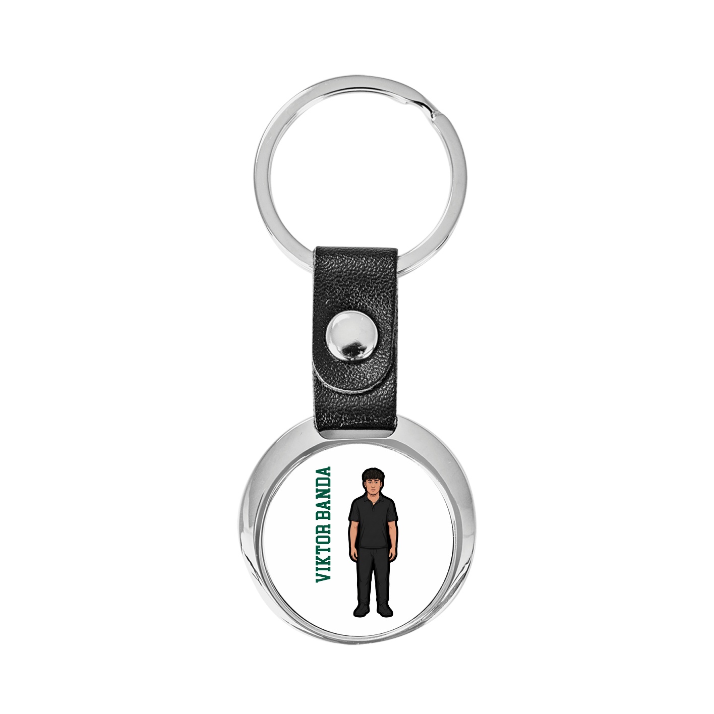 Key Chain — Name Vertical in Classic