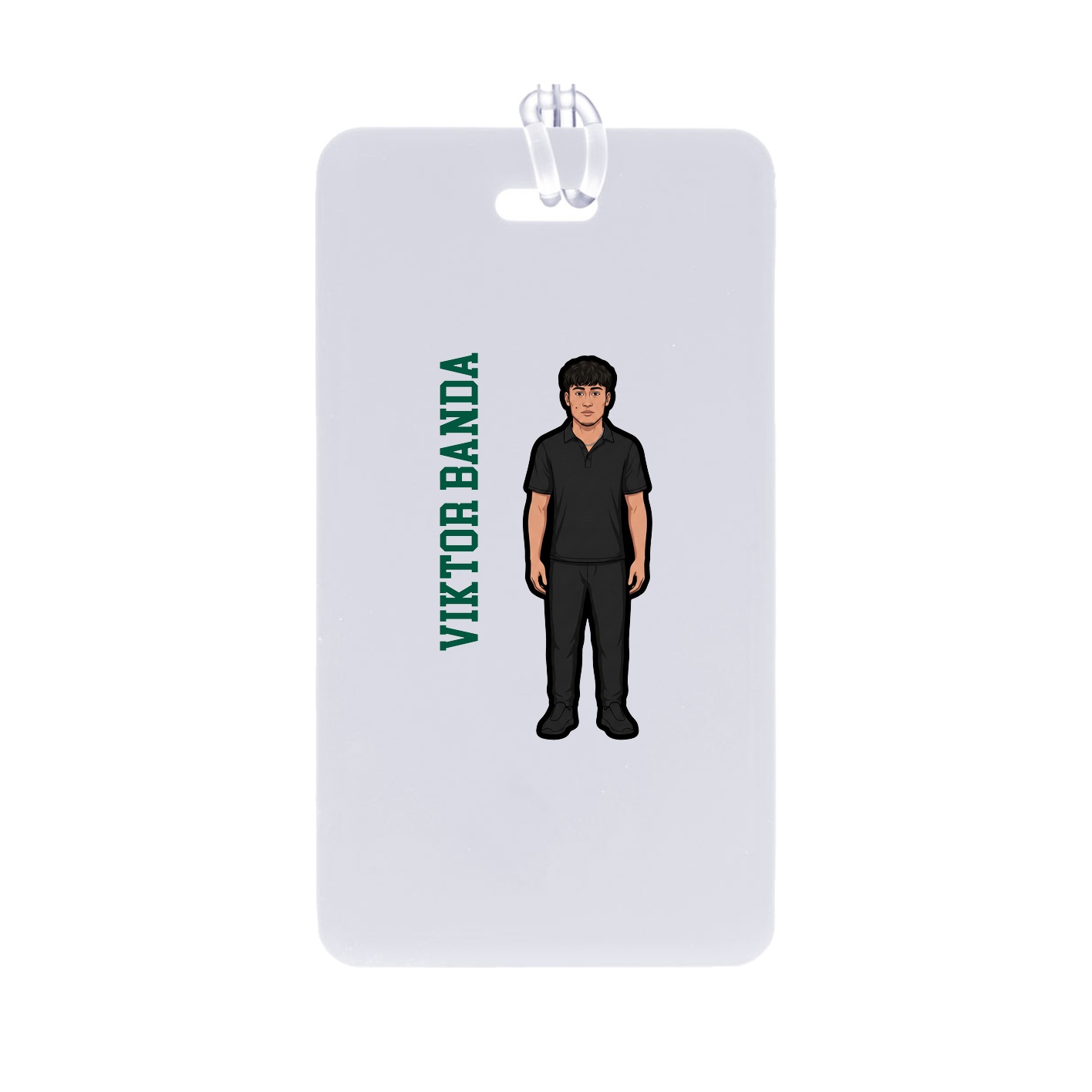 Bag Tag — Name Vertical in Classic