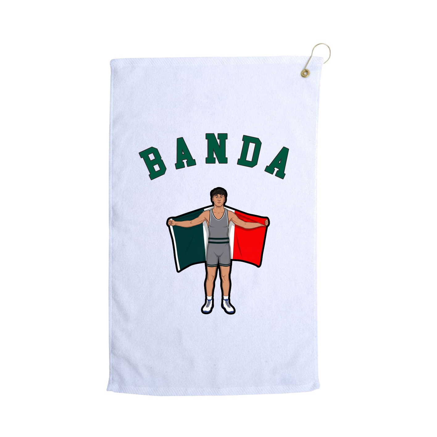 Golf Towel — Shirsey Arch in White