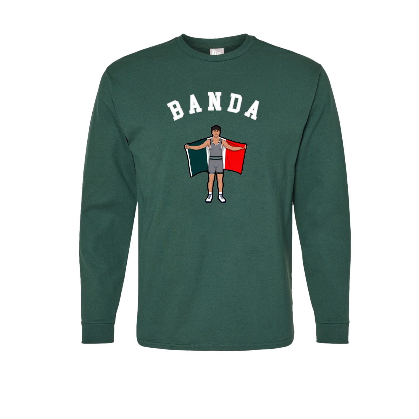 Long Sleeve Tee — Shirsey Arch in Green