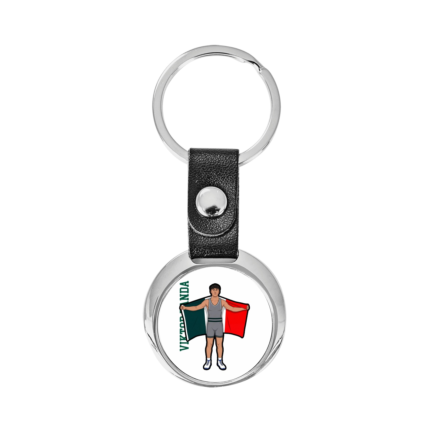 Key Chain — Name Vertical in Classic
