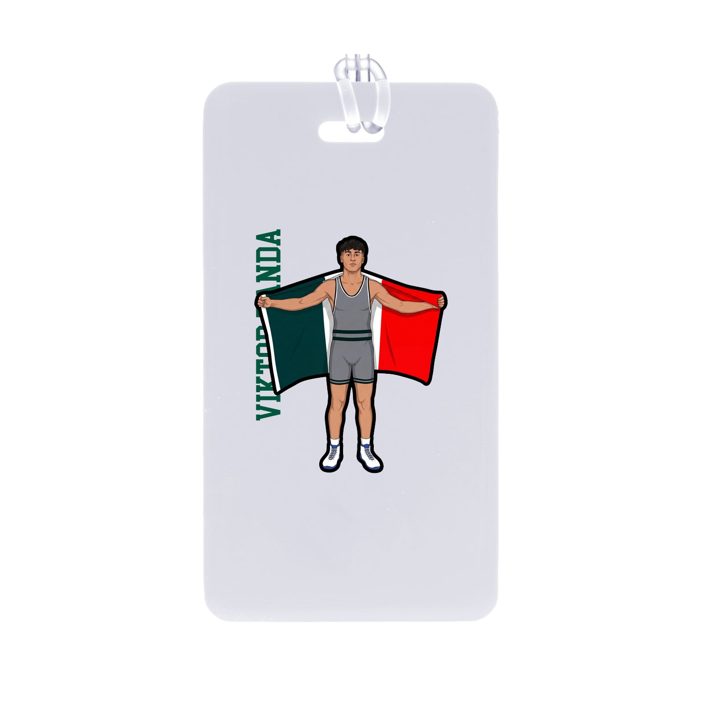 Bag Tag — Name Vertical in Classic