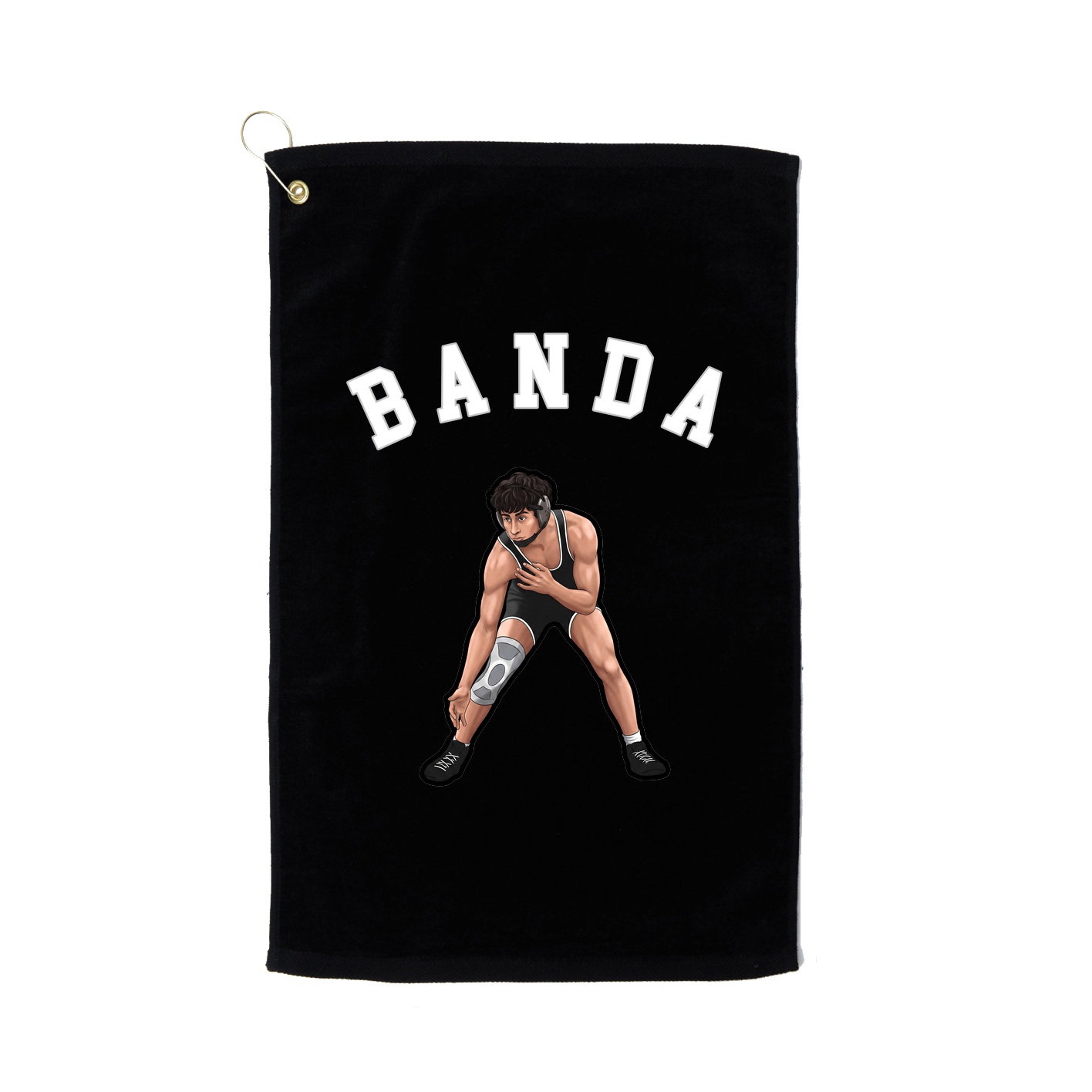 Golf Towel — Shirsey Arch in Black
