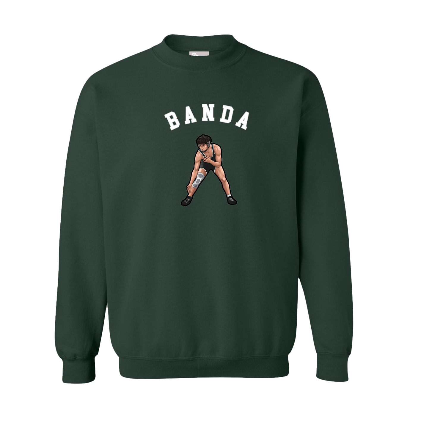 Fleece Crew — Shirsey Arch in Green