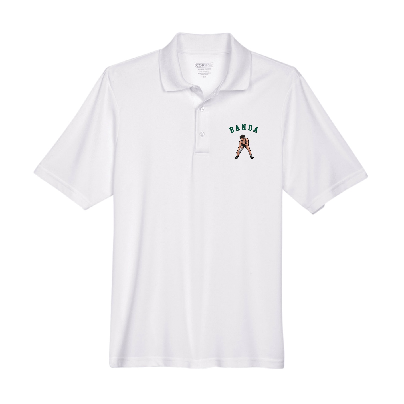 Performance Polo — Shirsey Arch in White