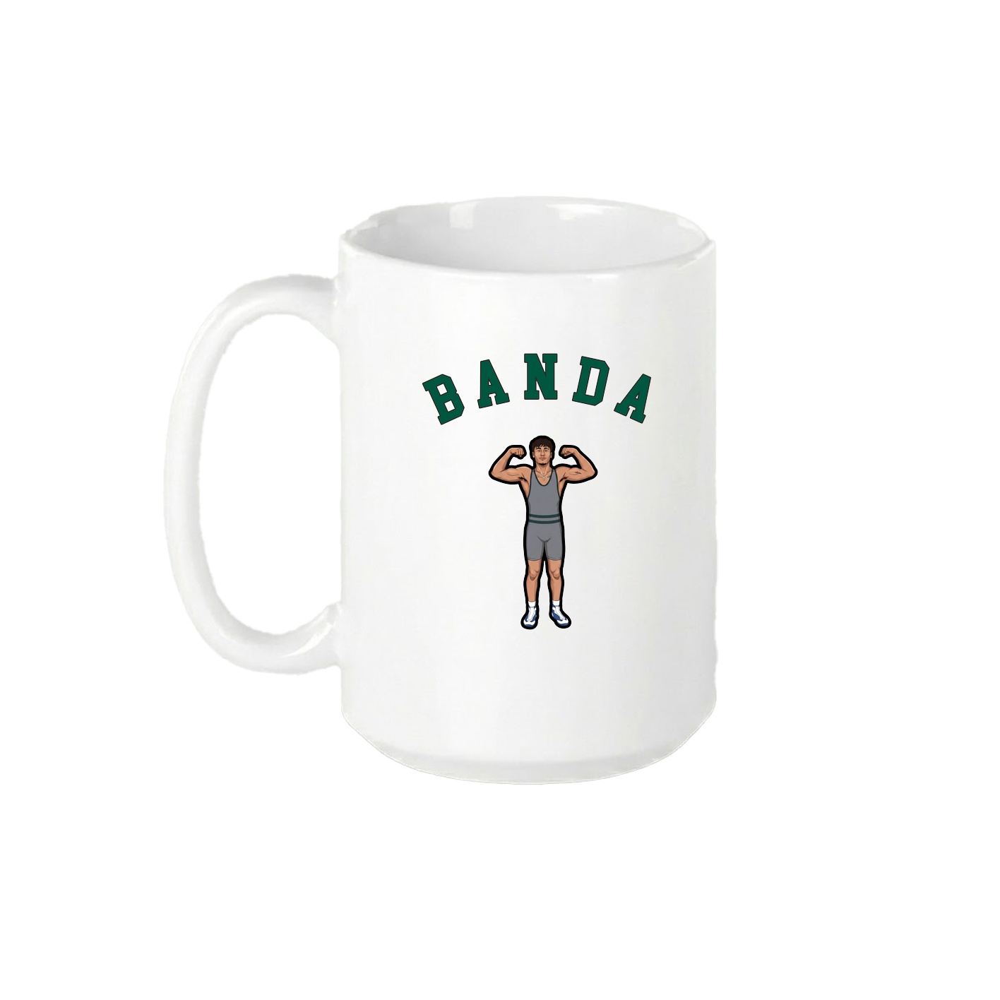 15oz Coffee Mug — Shirsey Arch in White
