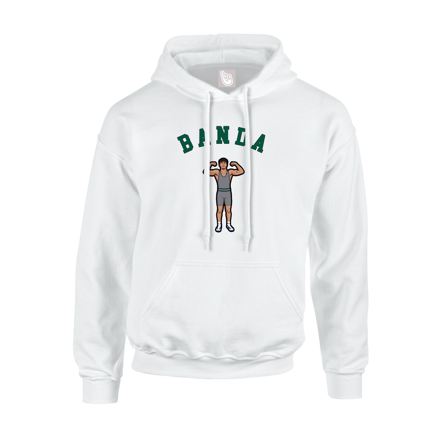 Youth Hoodie — Shirsey Arch in White