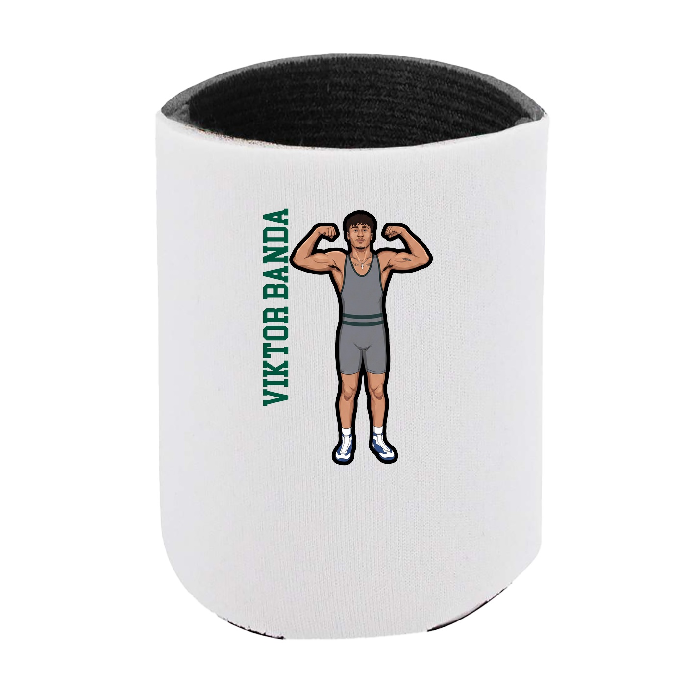 Can Holder — Name Vertical in White