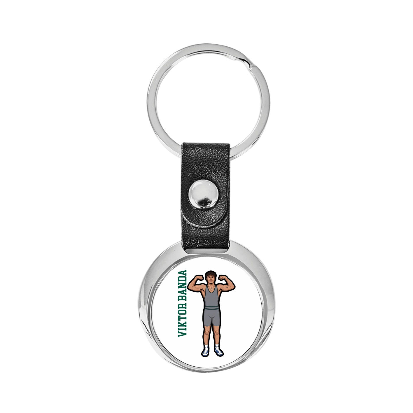 Key Chain — Name Vertical in Classic