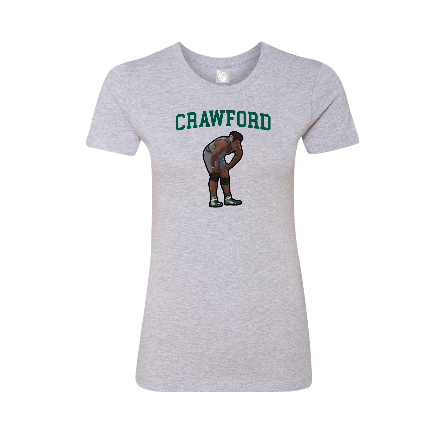 Fitted Women's Tee — Shirsey in Grey