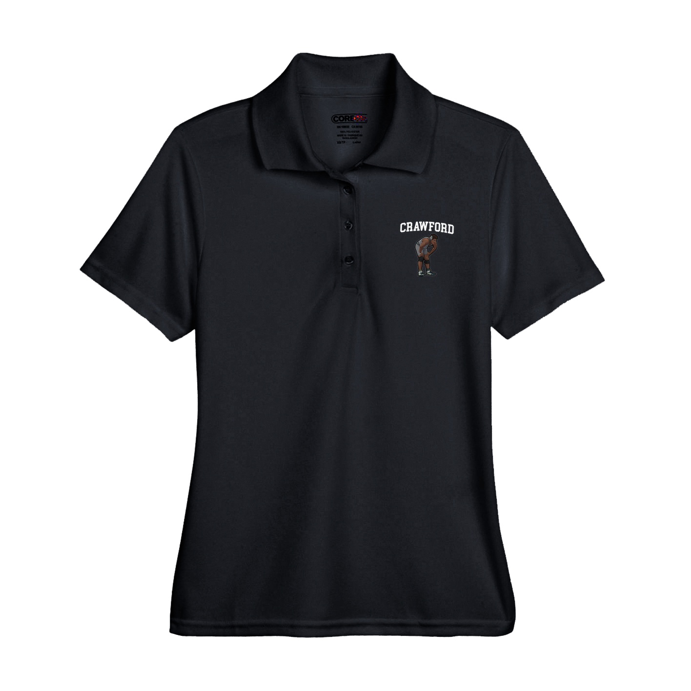 Womens Performance Polo — Shirsey in Black