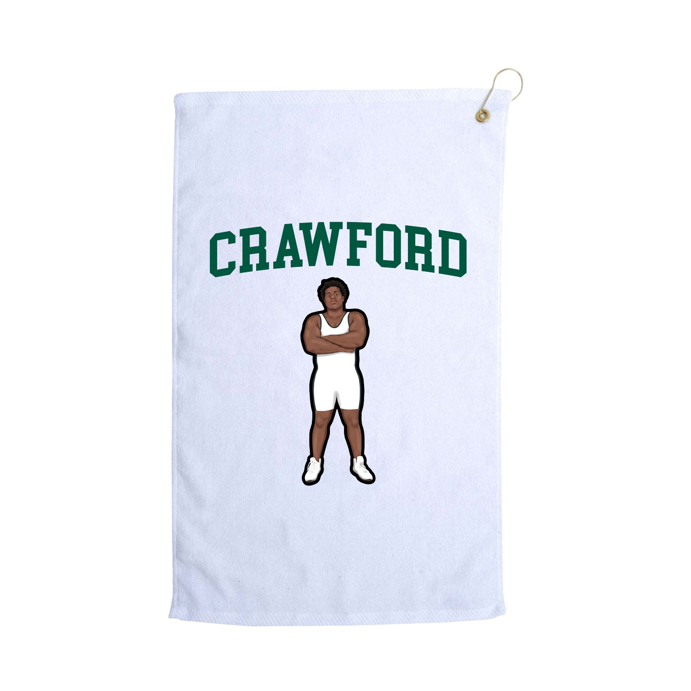 Golf Towel — Shirsey in White