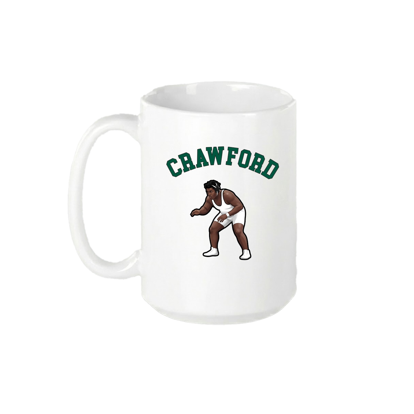 15oz Coffee Mug — Shirsey Arch in White