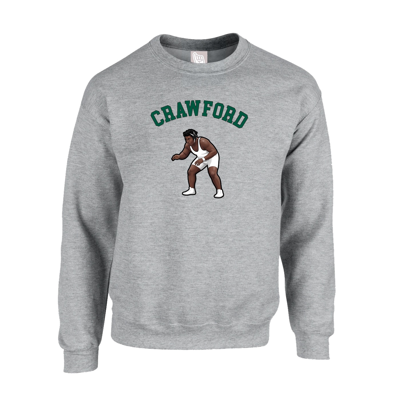 Fleece Crew — Shirsey Arch in Grey
