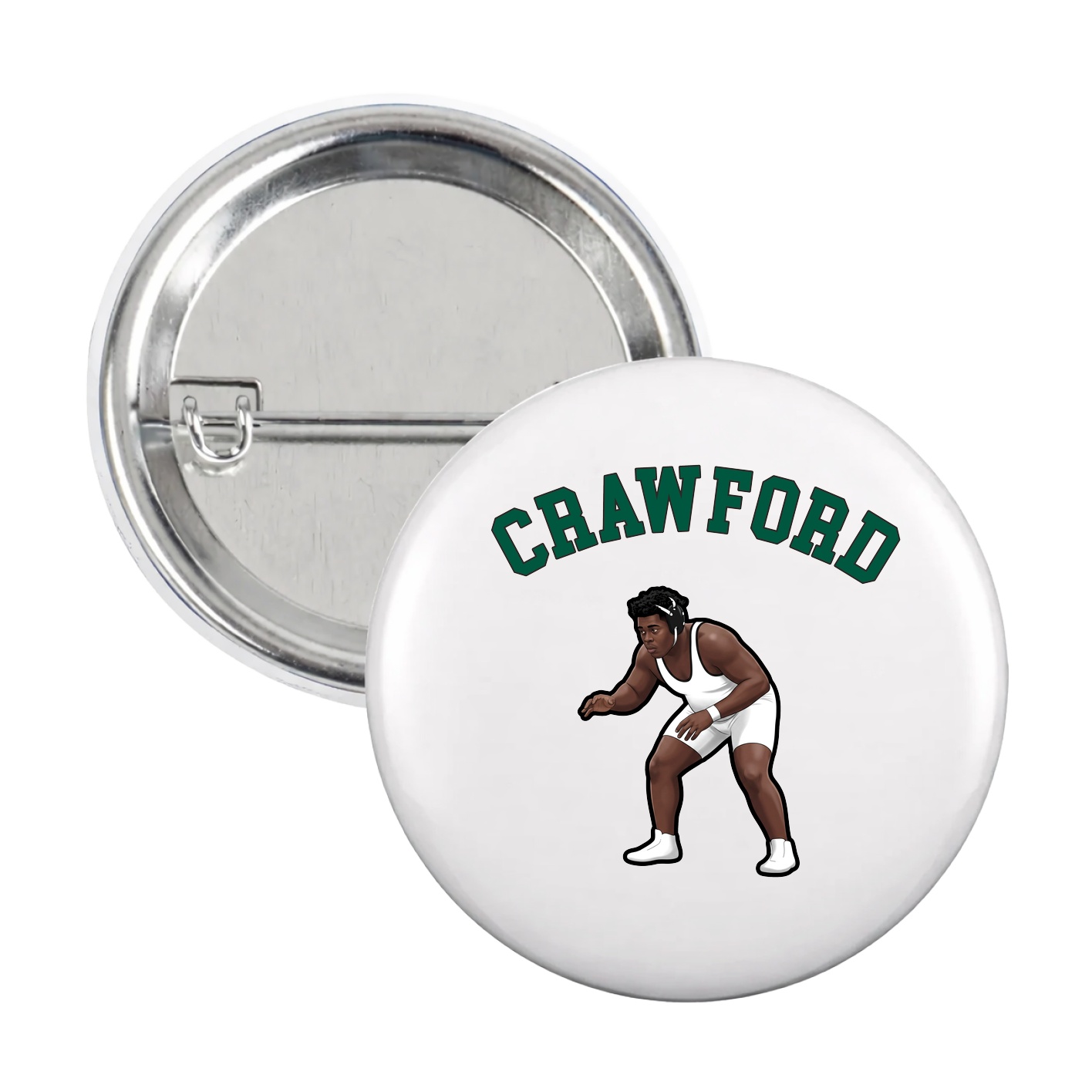 Game Day Button — Shirsey Arch in White