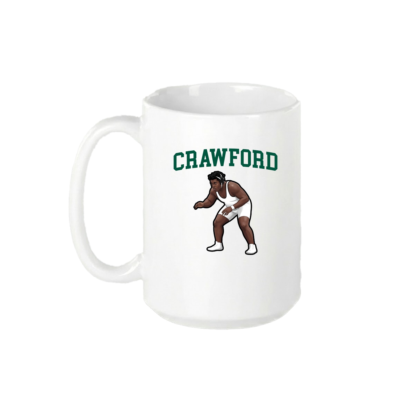 15oz Coffee Mug — Shirsey in White