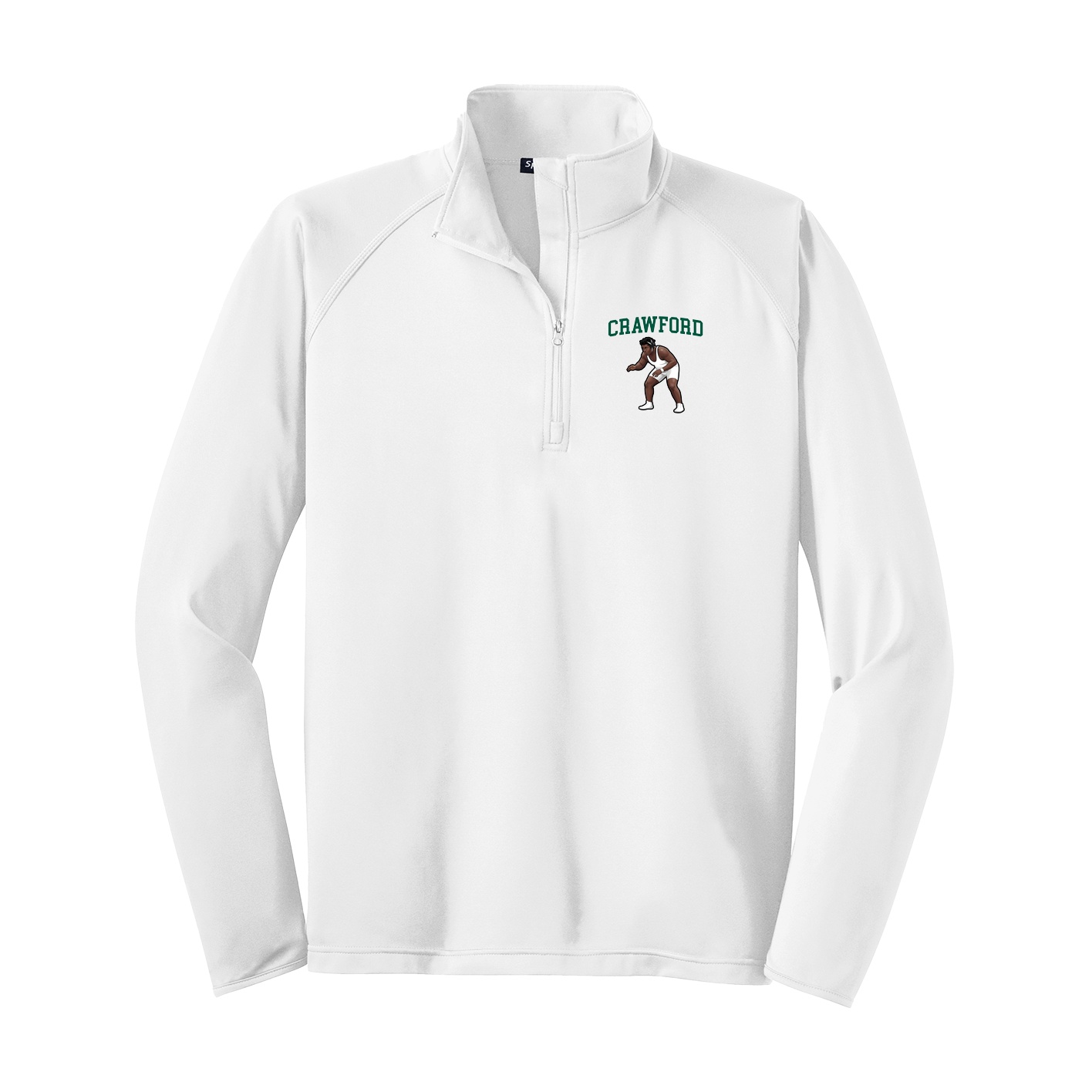 Q-Zip Pullover — Shirsey in White