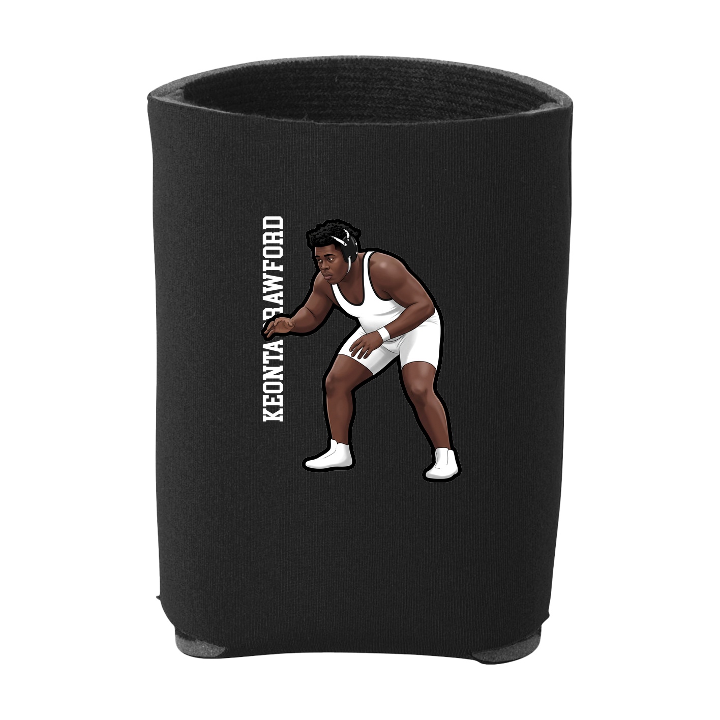 Can Holder — Name Vertical in Black