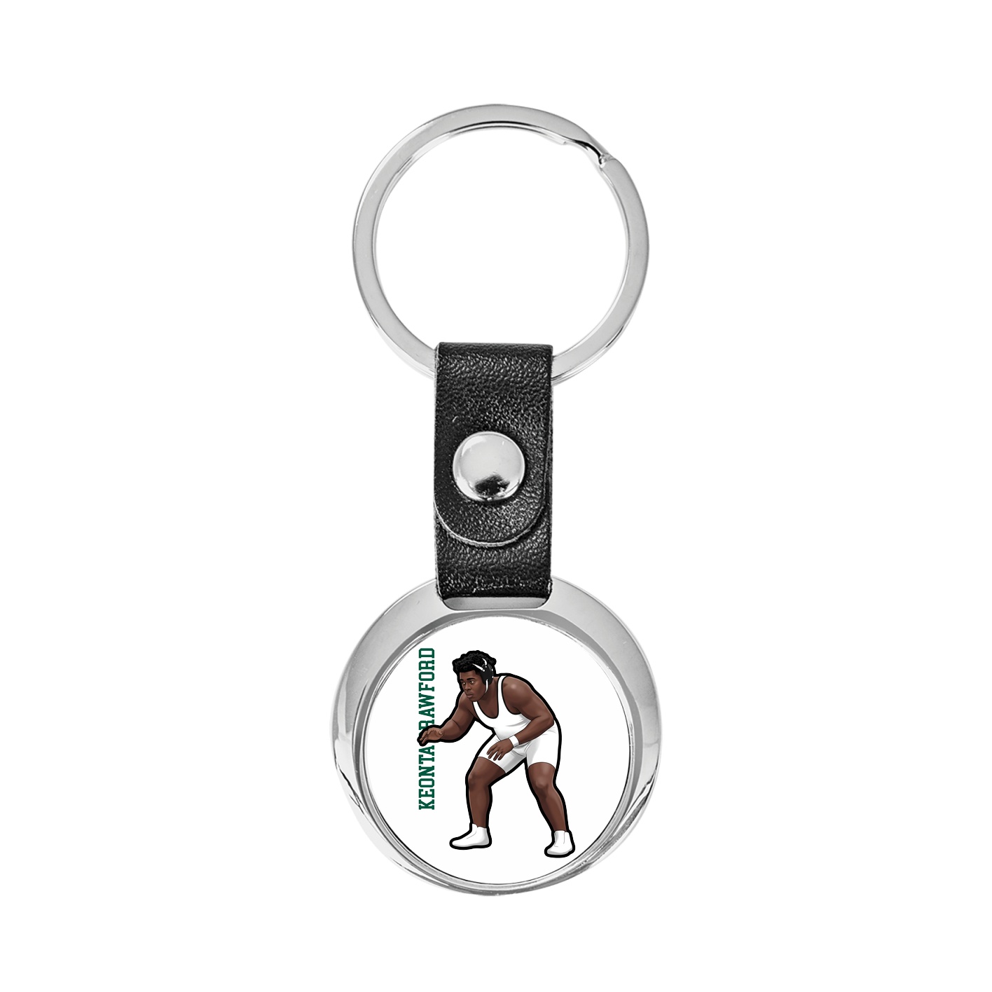 Key Chain — Name Vertical in Classic