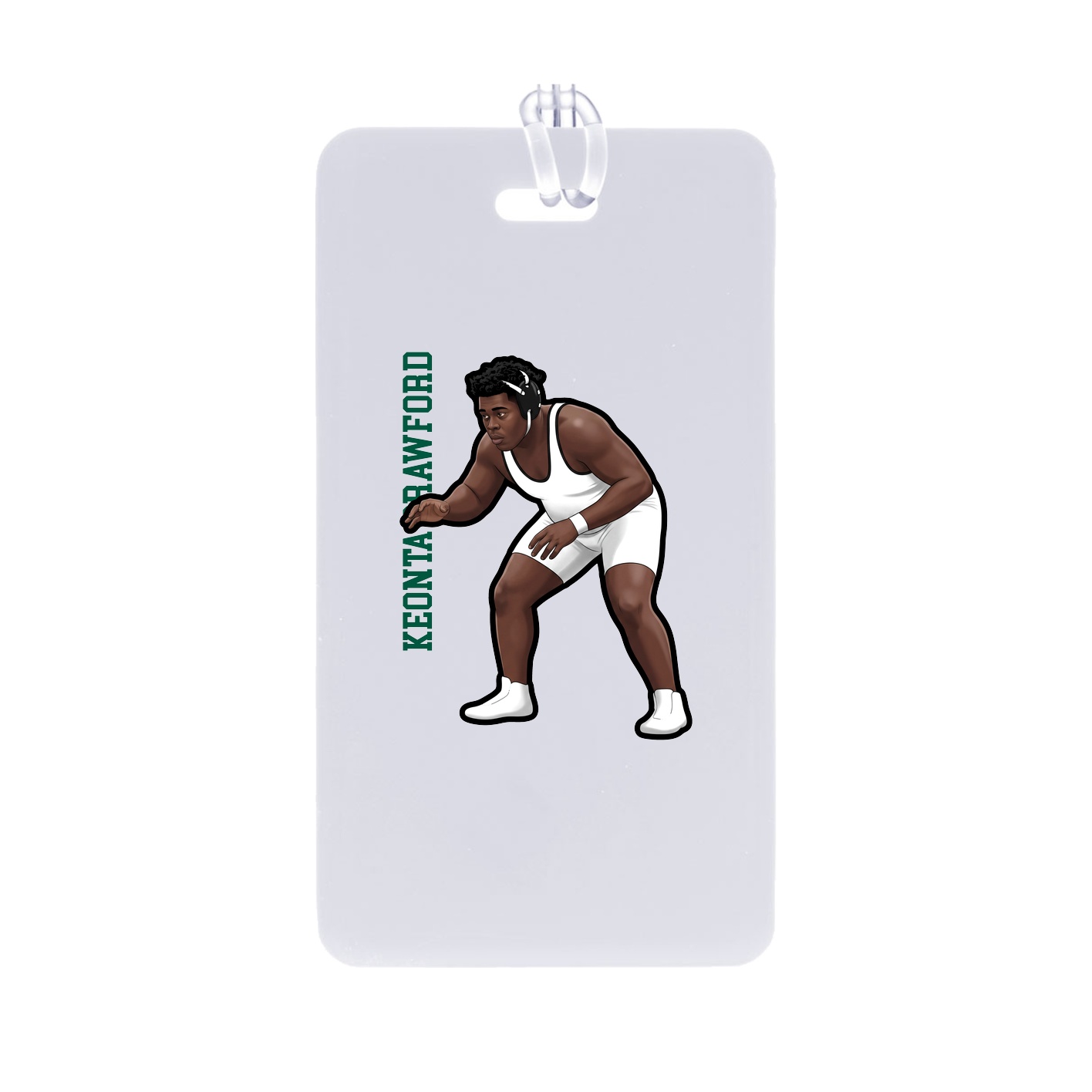 Bag Tag — Name Vertical in Classic