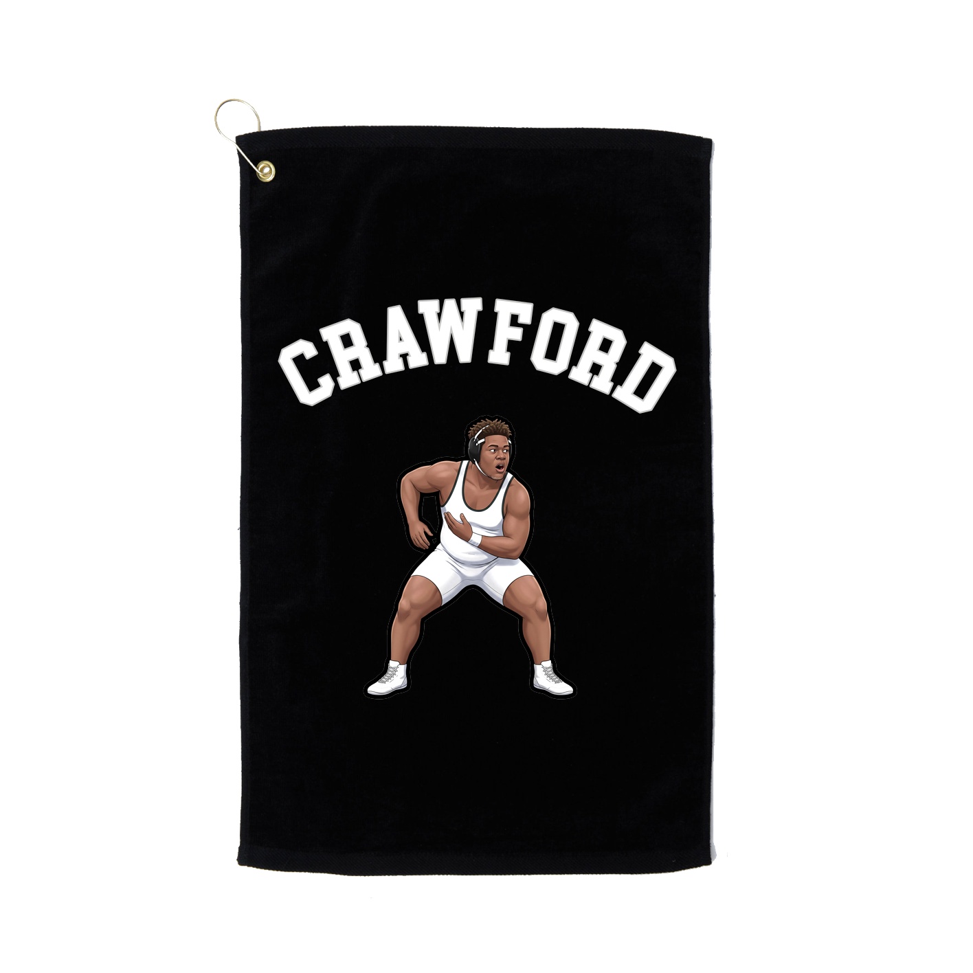 Golf Towel — Shirsey Arch in Black