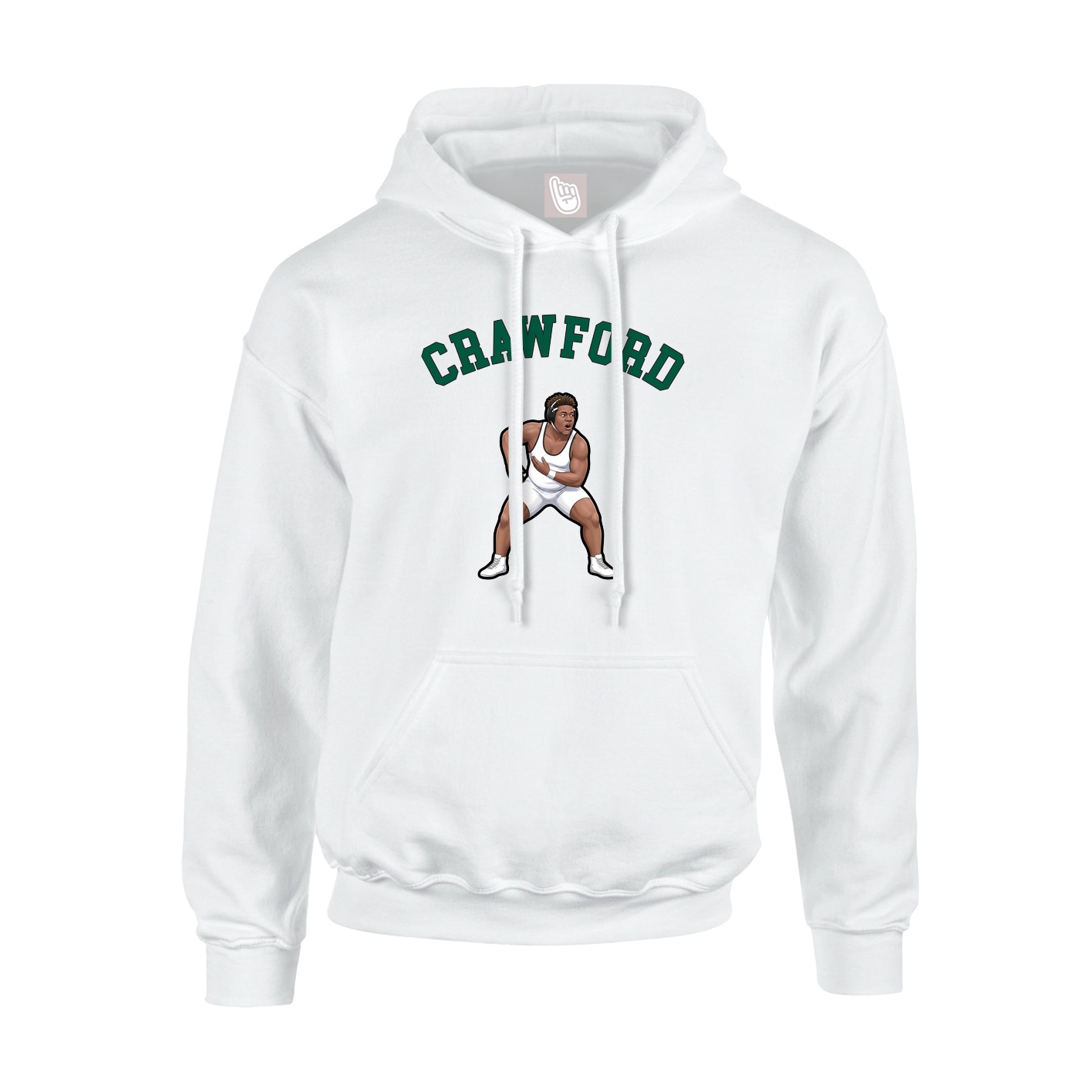 Hoodie — Shirsey Arch in White
