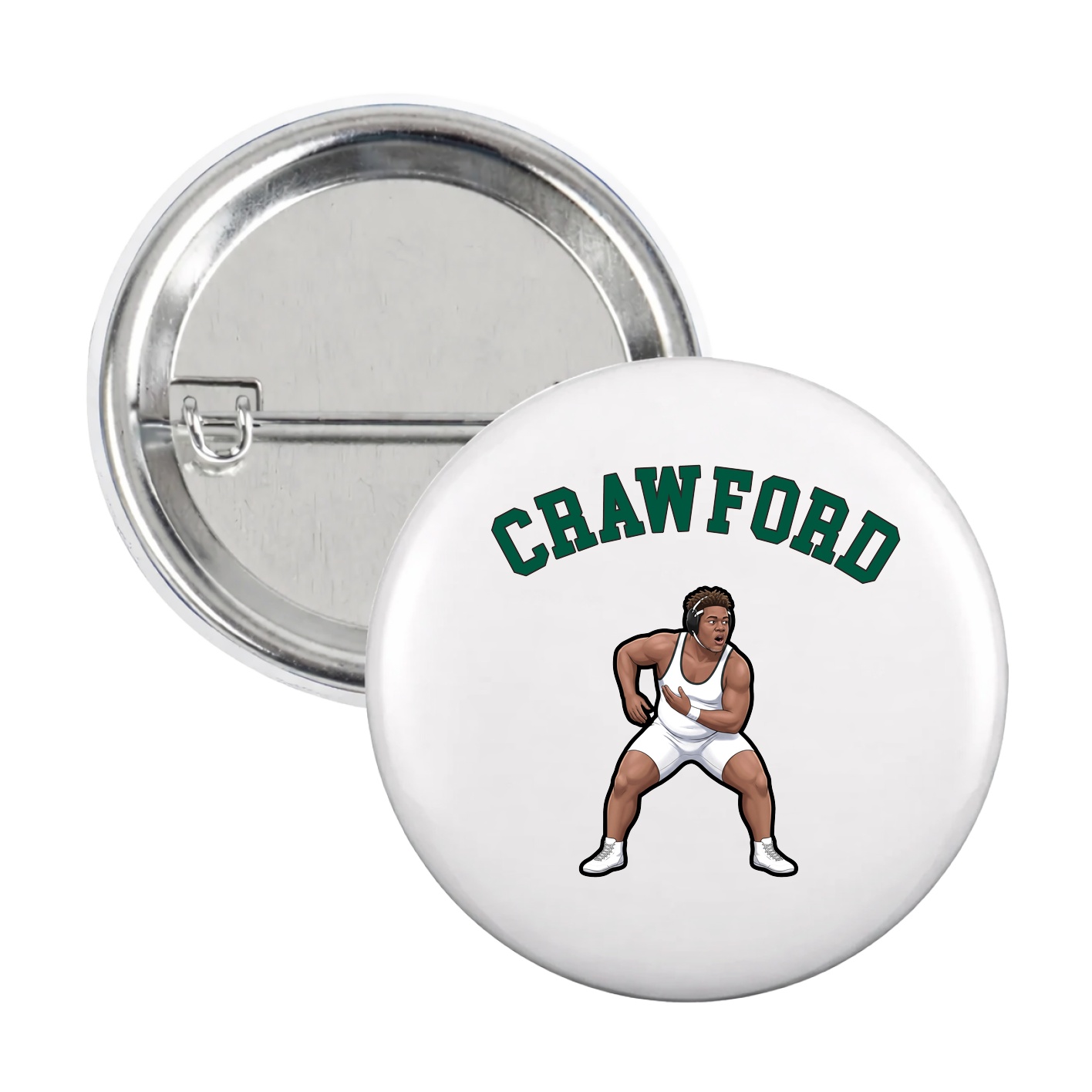 Game Day Button — Shirsey Arch in White