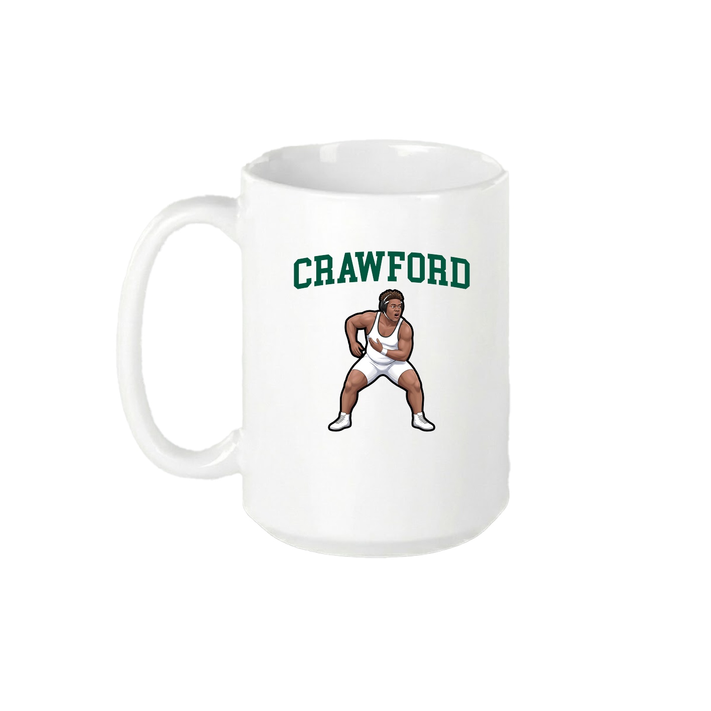 15oz Coffee Mug — Shirsey in White