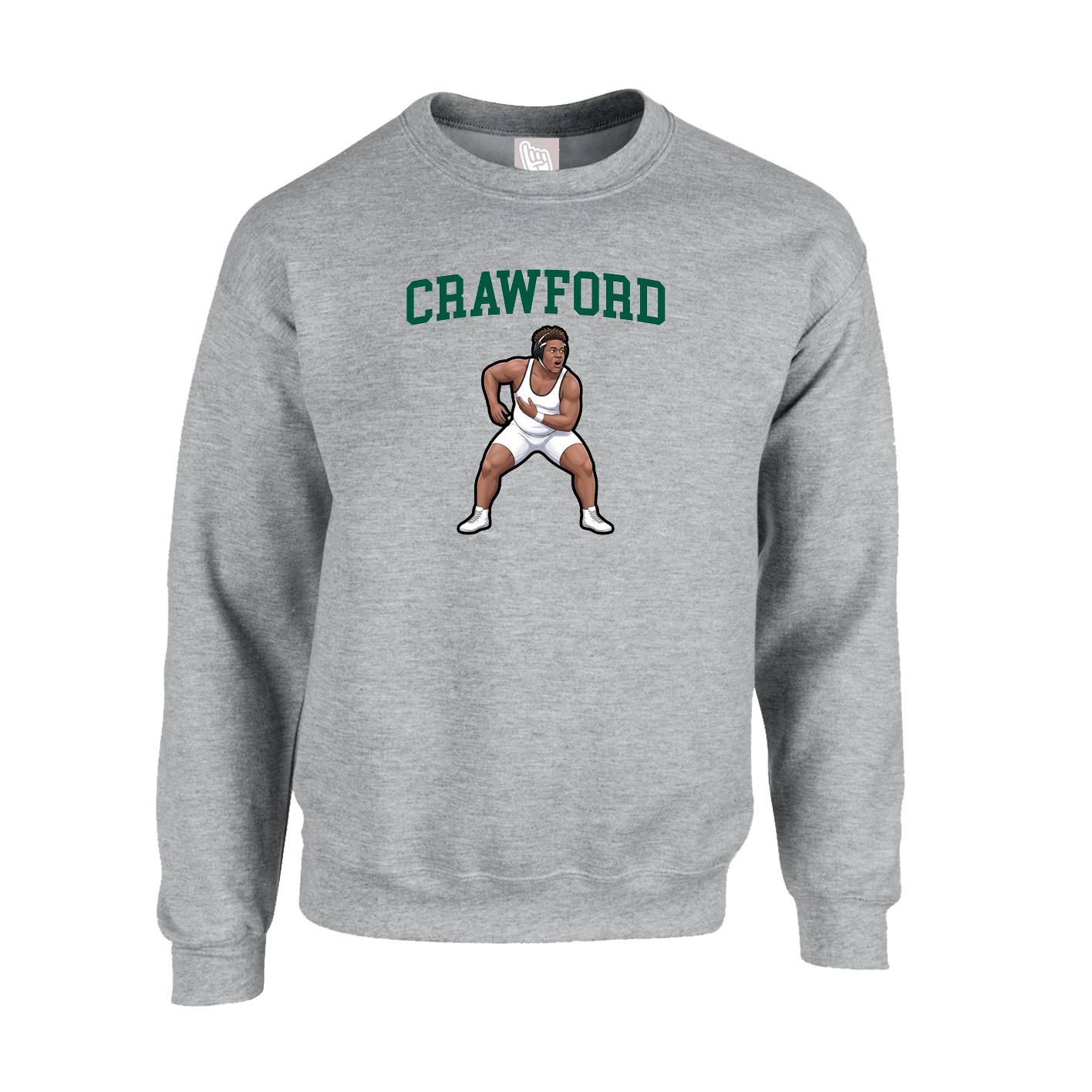 Fleece Crew — Shirsey in Grey