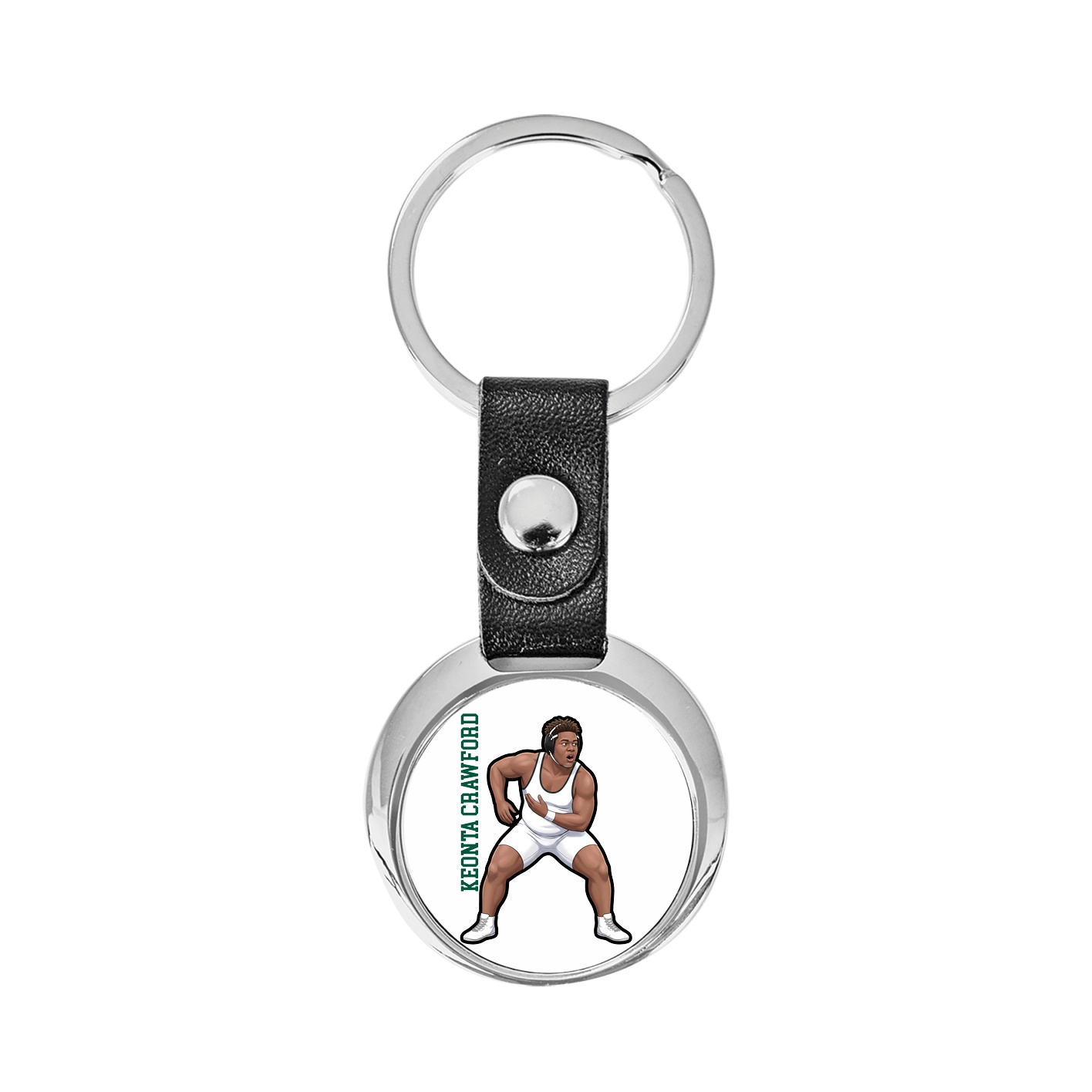 Key Chain — Name Vertical in Classic