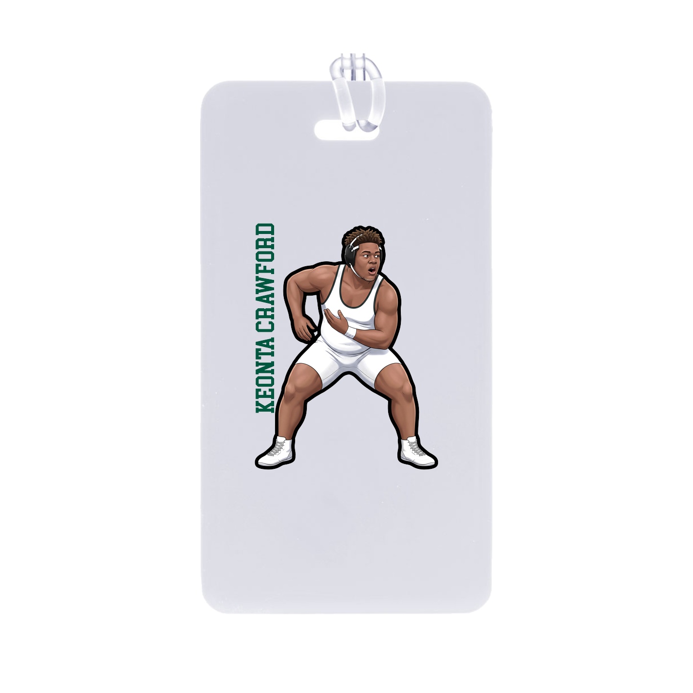 Bag Tag — Name Vertical in Classic