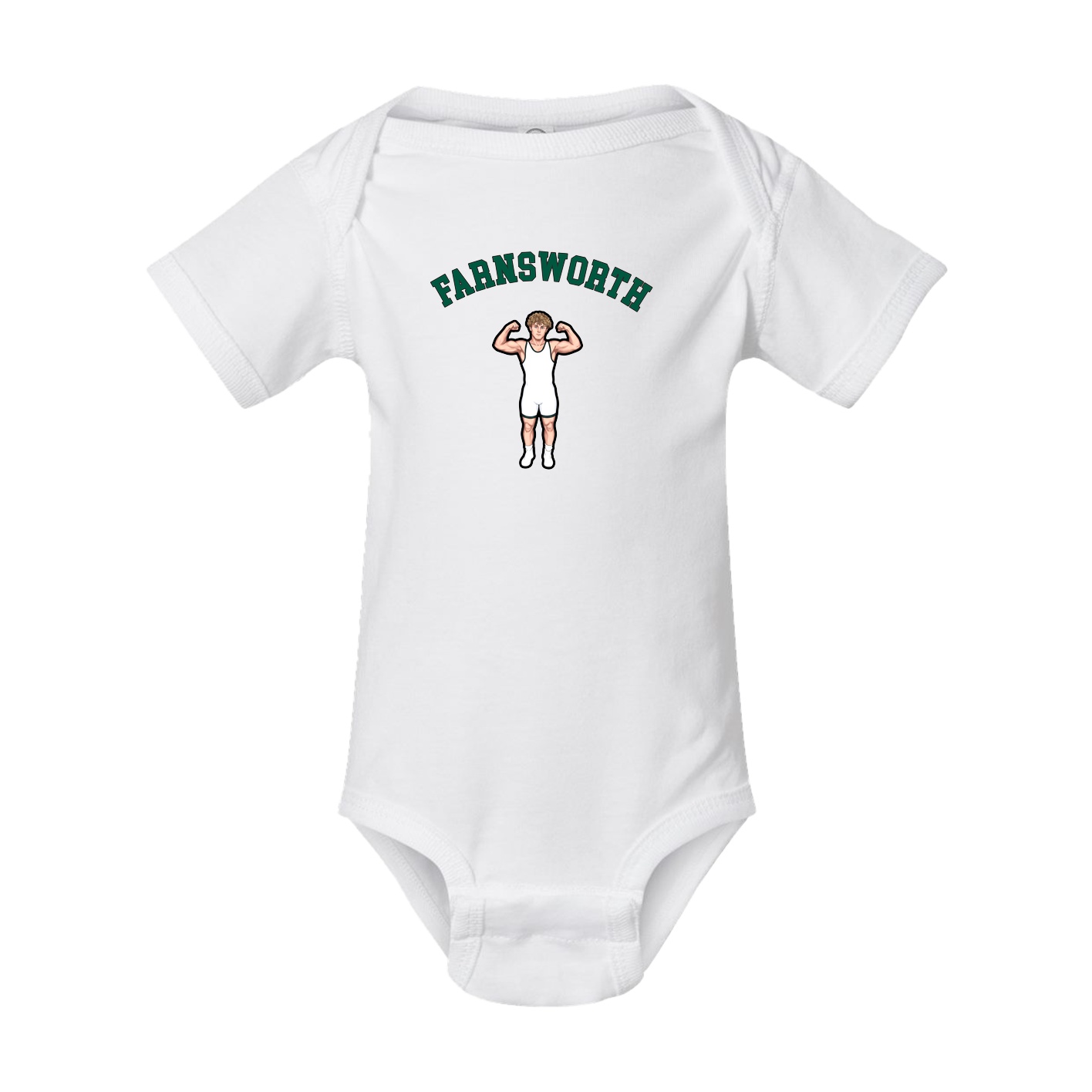 Baby Onesie — Shirsey Arch in White