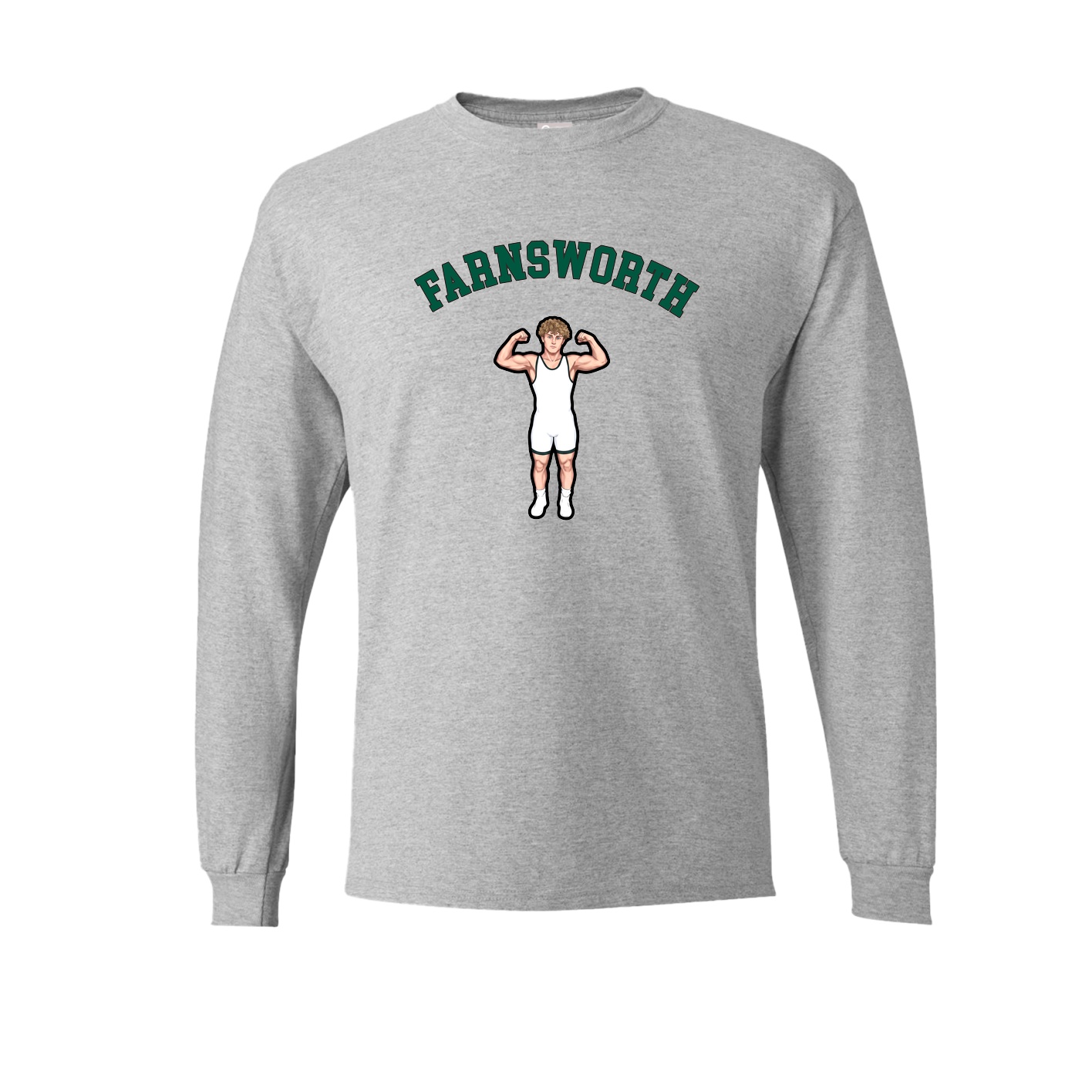 Long Sleeve Tee — Shirsey Arch in Grey