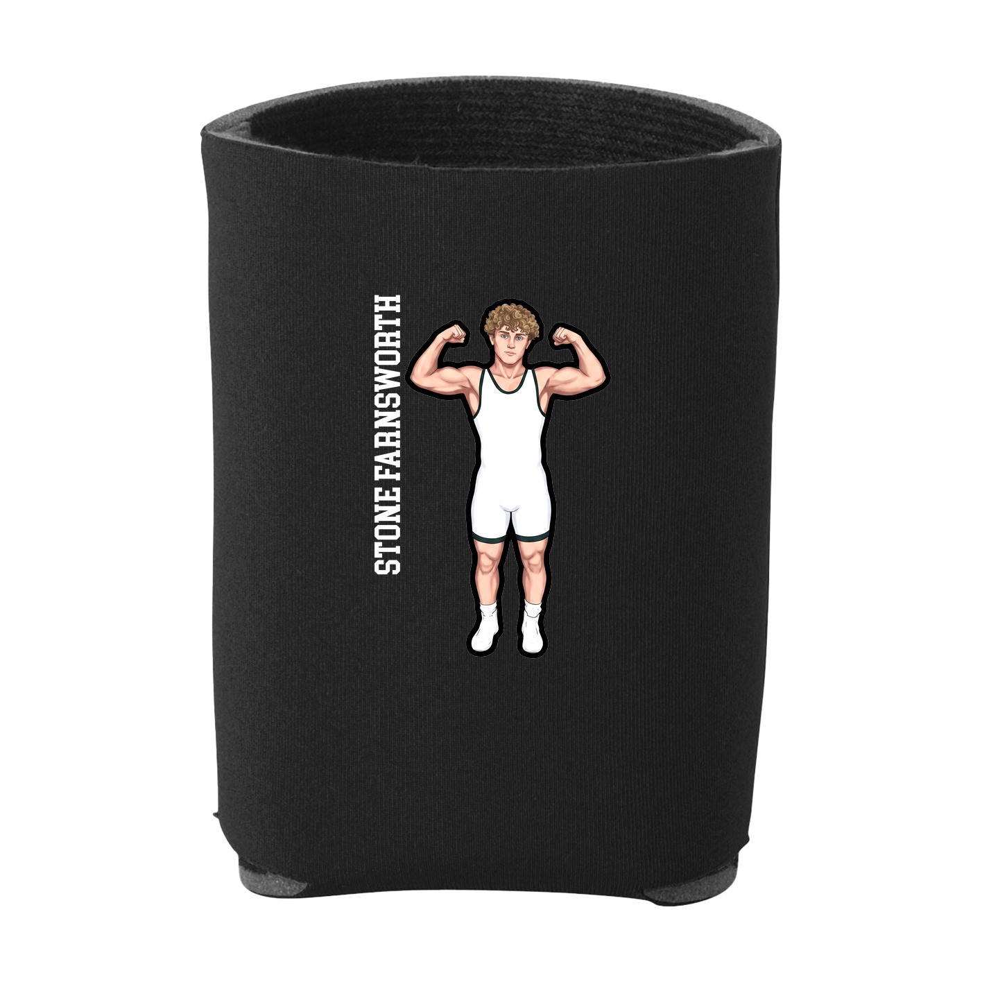 Can Holder — Name Vertical in Black