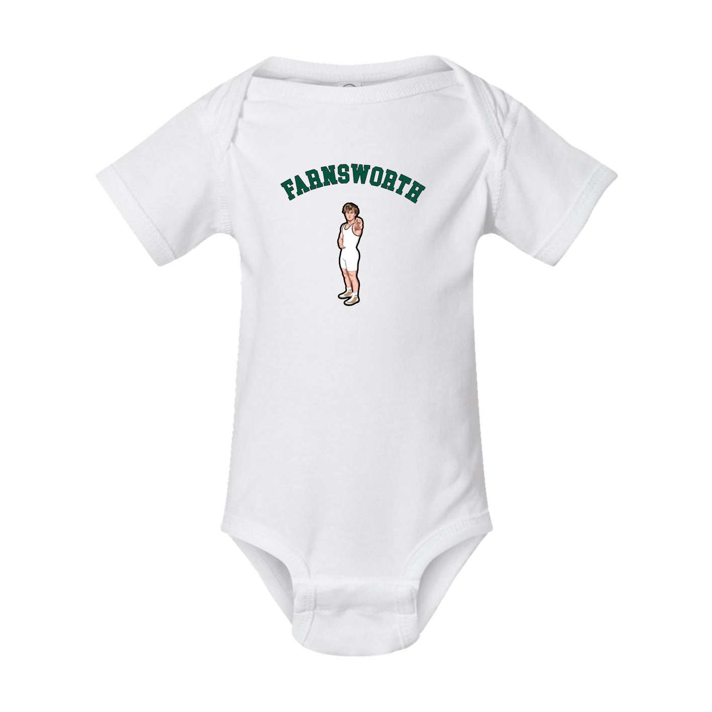 Baby Onesie — Shirsey Arch in White