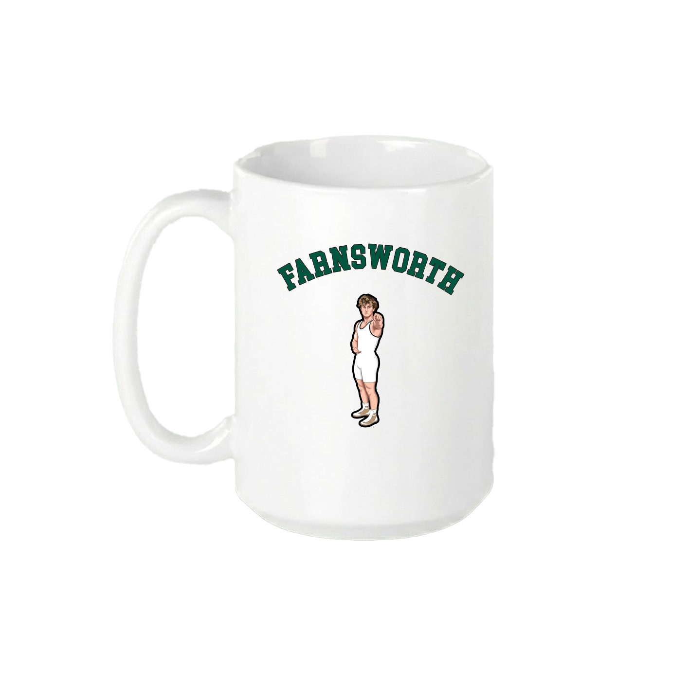 15oz Coffee Mug — Shirsey Arch in White