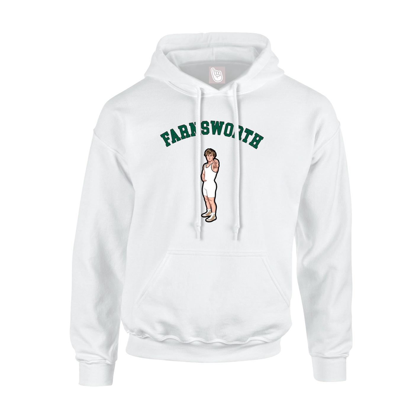 Hoodie — Shirsey Arch in White