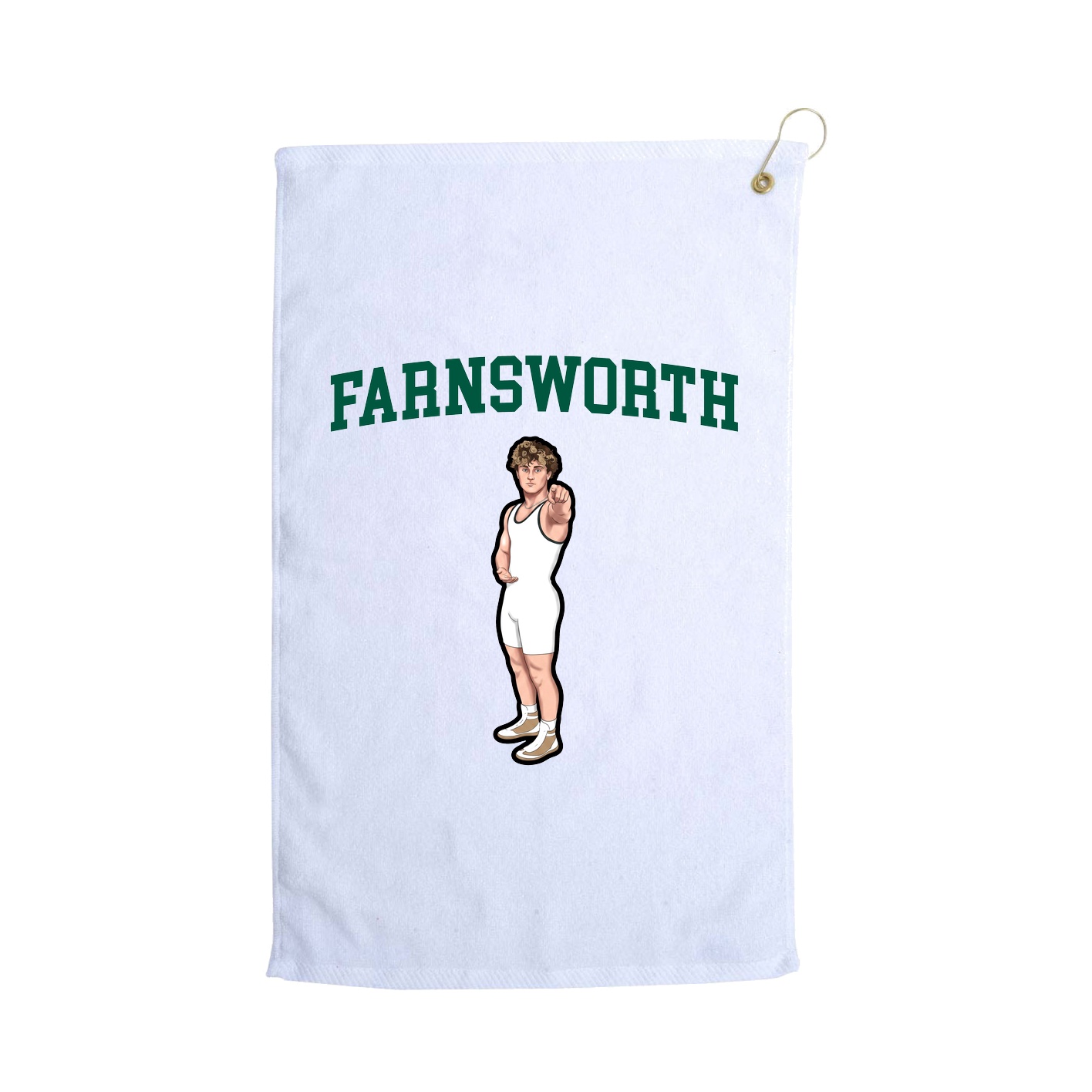 Golf Towel — Shirsey in White