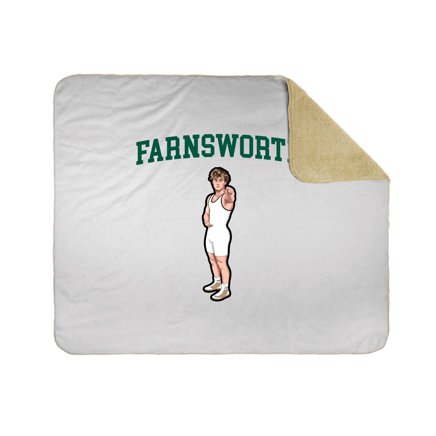 Throw Blanket — Shirsey in White