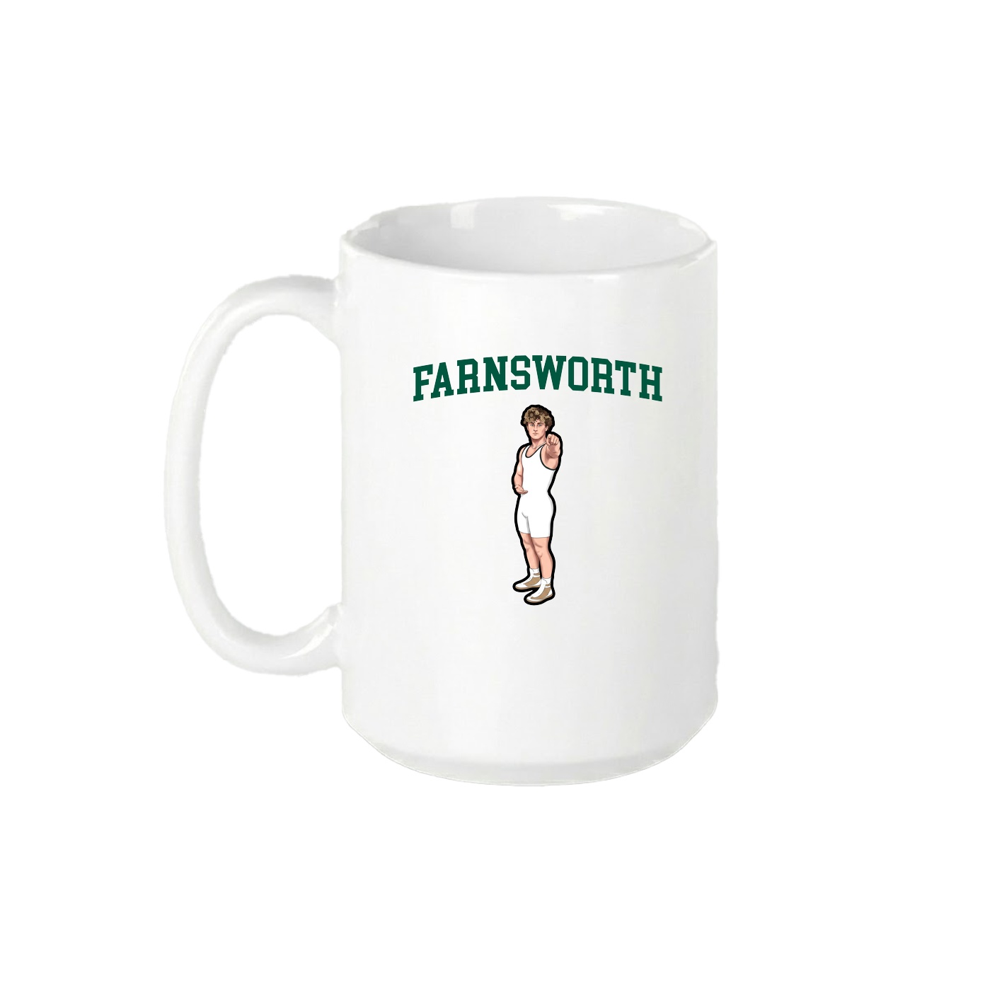15oz Coffee Mug — Shirsey in White