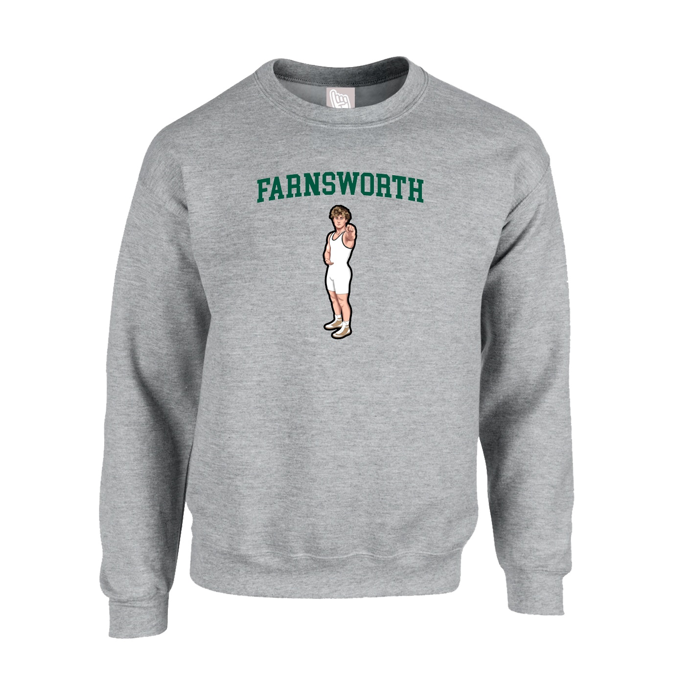 Fleece Crew — Shirsey in Grey