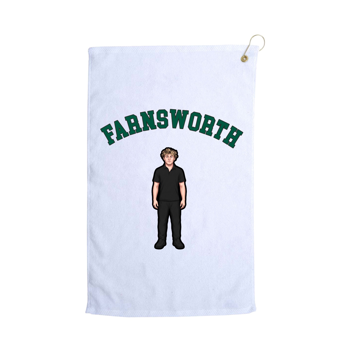 Golf Towel — Shirsey Arch in White