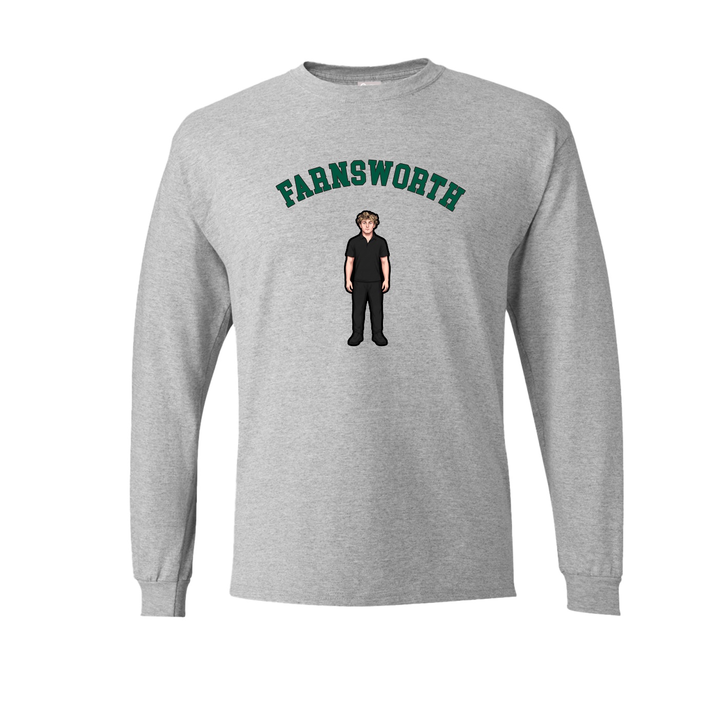 Long Sleeve Tee — Shirsey Arch in Grey