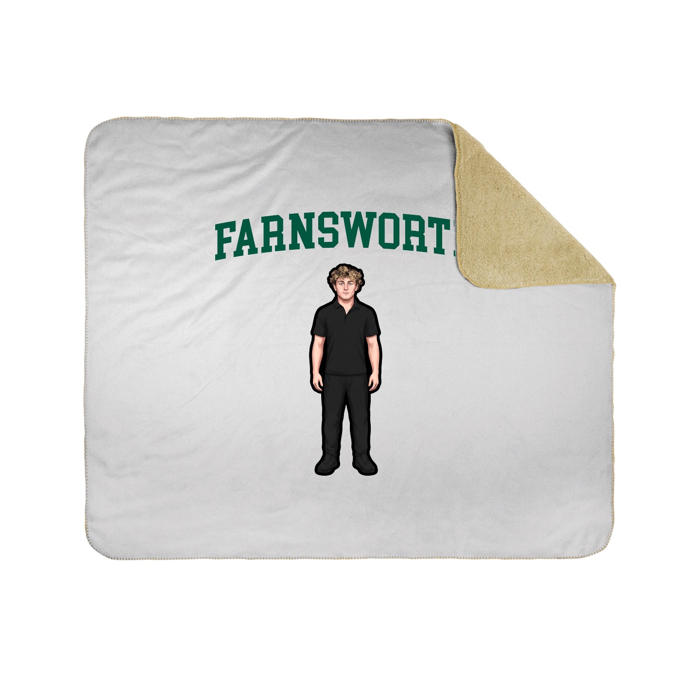 Throw Blanket — Shirsey in White