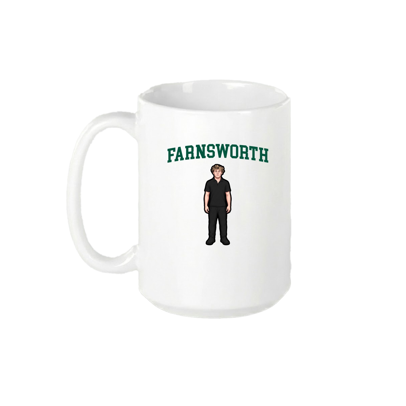 15oz Coffee Mug — Shirsey in White