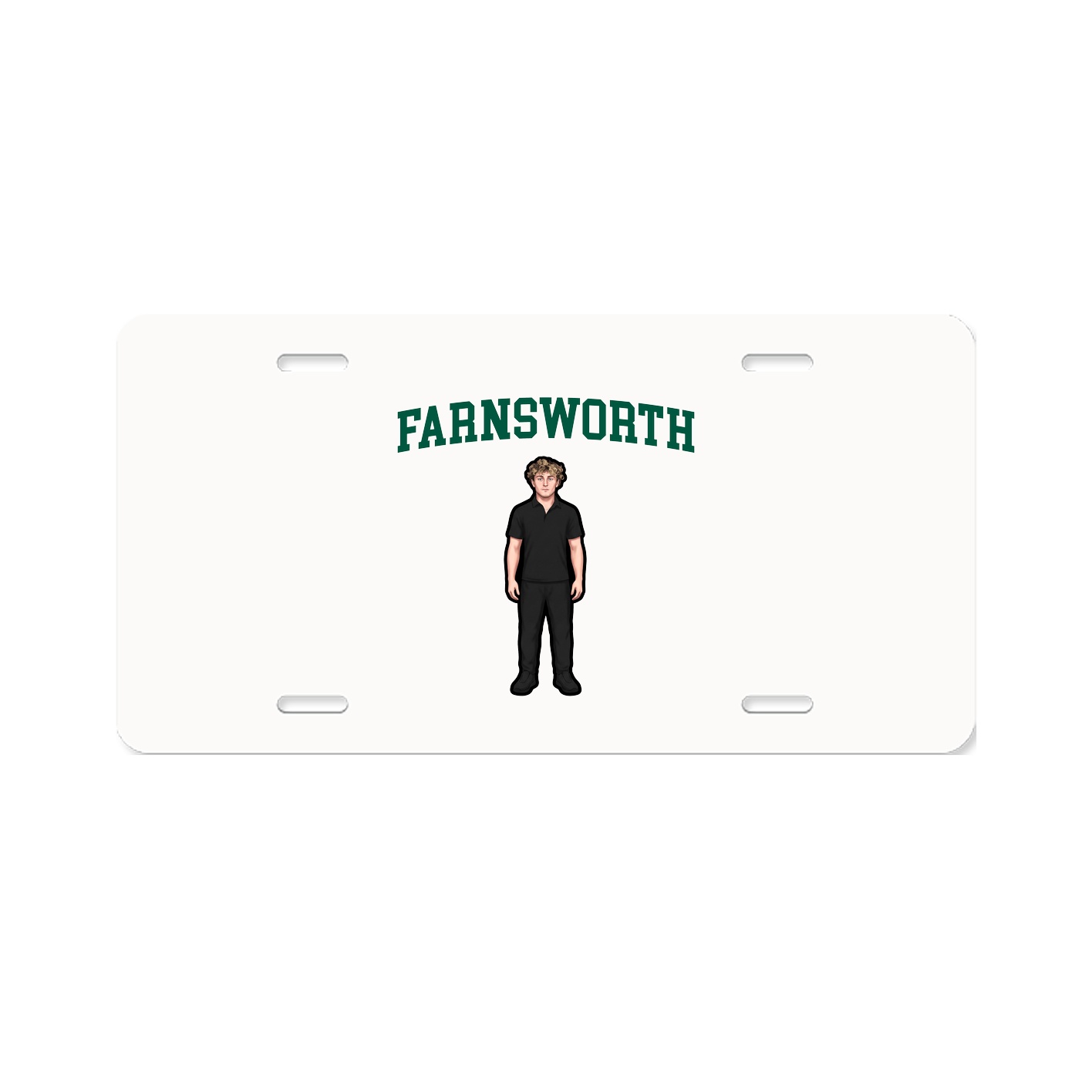 License Plate — Shirsey in Classic