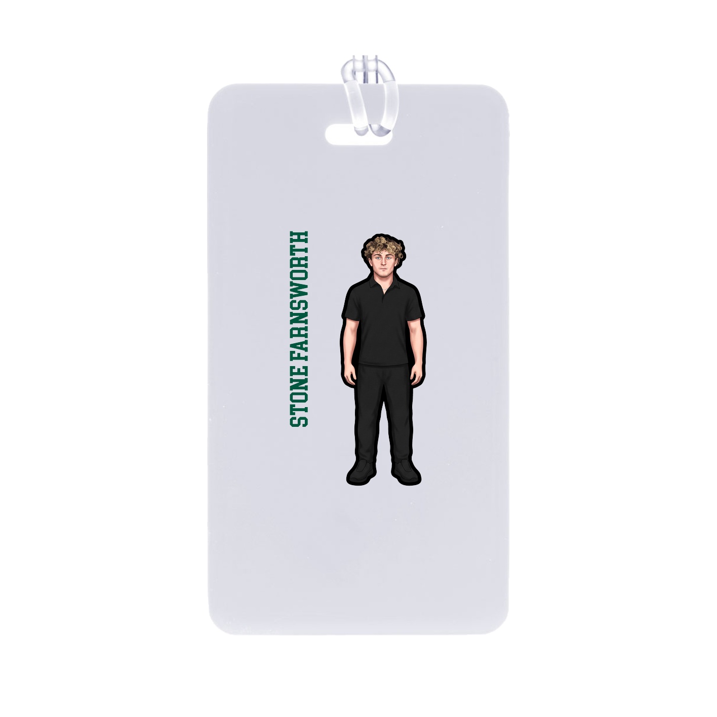 Bag Tag — Name Vertical in Classic